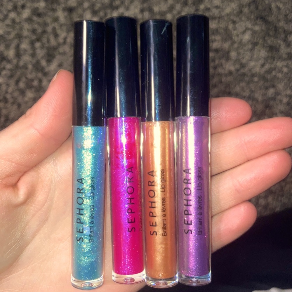 4 Sephora lip glosses